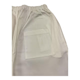 Pype Pantalone Tinta Unita Modello Palazzo per Bambina NAMABAY BIANCO PYPE 