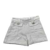 Fun & Fun Short Tinta Unita con Girovita Regolabile per Bambina FNCBSO01032 ARGENTO FUN & FUN 