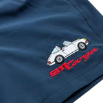 Saint Barth Costume Tinta Unita Modello Boxer con Stampa per Bambino 00422L BLU SAINT BARTH 