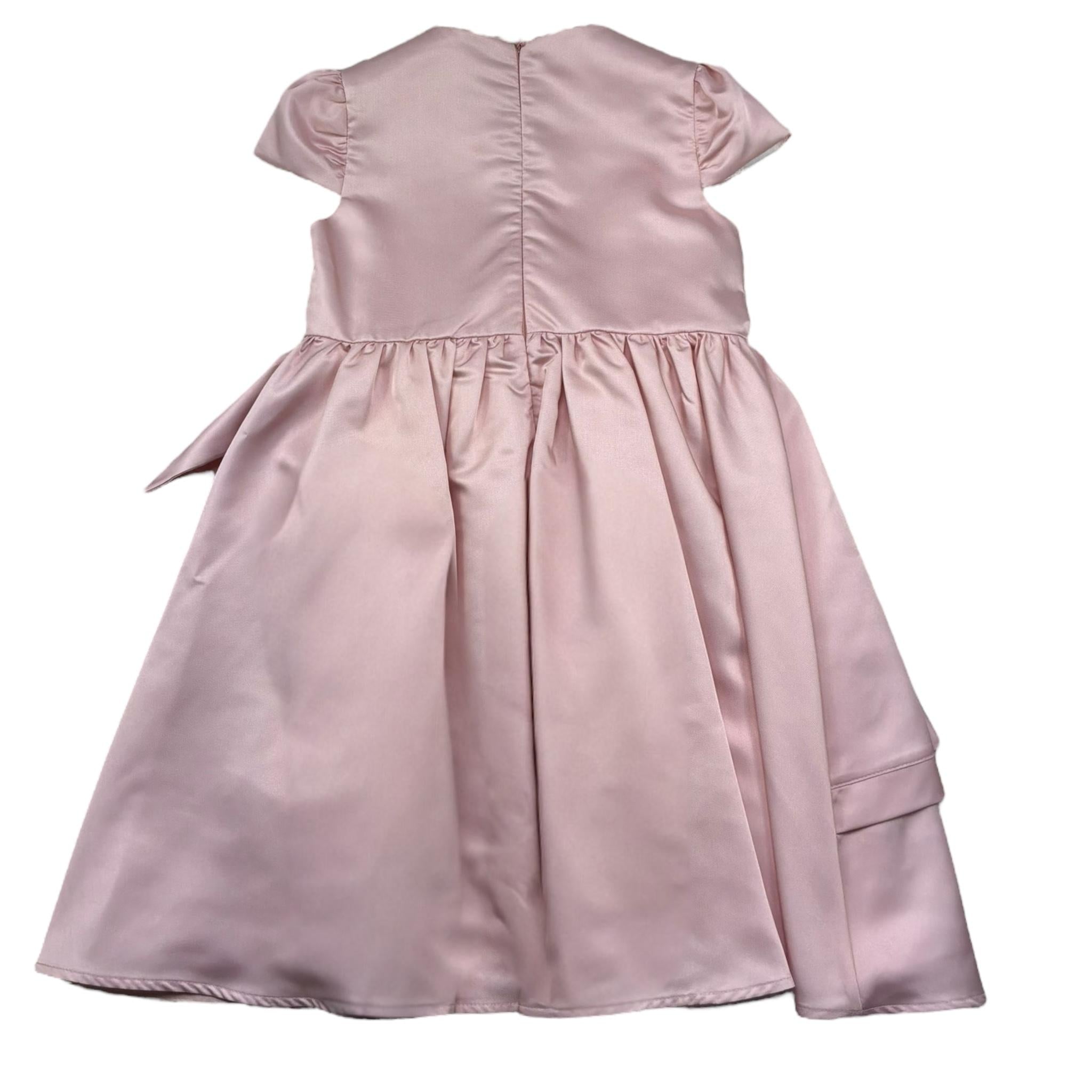 Meilisa Bai Abito Cerimonia Tinta Unita Mezza Manica per Bambina FL6268 ROSA MEILISA BAI 