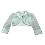 Isabel Coprispalle Tinta Unita con Trasparenze per Bambina IS23C279B VERDE ACQUA ISABEL 