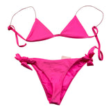 Plume Éthérée Costume 2 Pezzi Triangolo-Slip Tinta Unita per Bambina P07 FUXIA PLUME ÉTHÉRÉE 