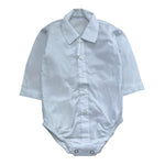 Manuel & Frank Camicia Manica Lunga Modello Body per Neonato MF3296I BIANCO MANUEL & FRANK 