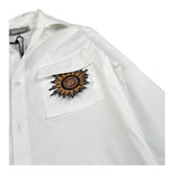 Just Cavalli Camicia Tinta Unita con Applicazione Sole per Bambina JGP26234CA BIANCO JUST CAVALLI 