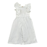 Twinset Tuta Tinta Giromanica Tinta Unita per Bambina 251GJ2405X BIANCO TWINSET 