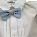 Barcellino Completo 3 Pezzi Papillion-Bermuda con Bretelle-Body per Neonato 120704 BEIGE BARCELLINO 