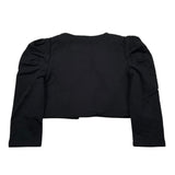 Please Giacca Tinta Unita per Bambina LG02042G38 NERO PLEASE 