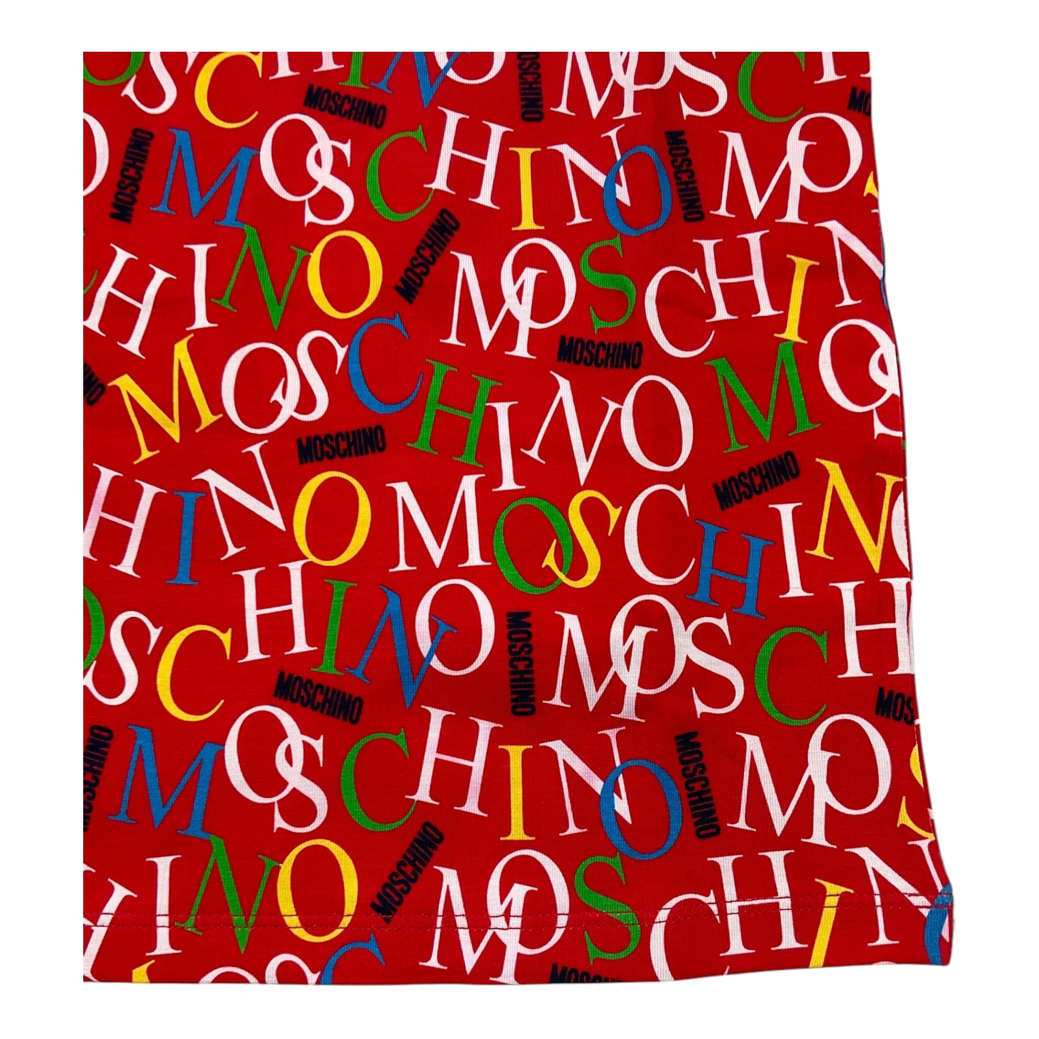 MOSCHINO set t-shirt-shirt bicolore Rosso/blu  per Bambino HWK024 ROSSO/BLU MOSCHINO 