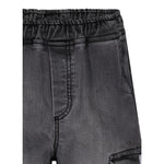 Marc Ellis Bermuda tinta unita In Denim Grigio per Bambina JMJPT01246 GRIGIO MARC ELLIS 