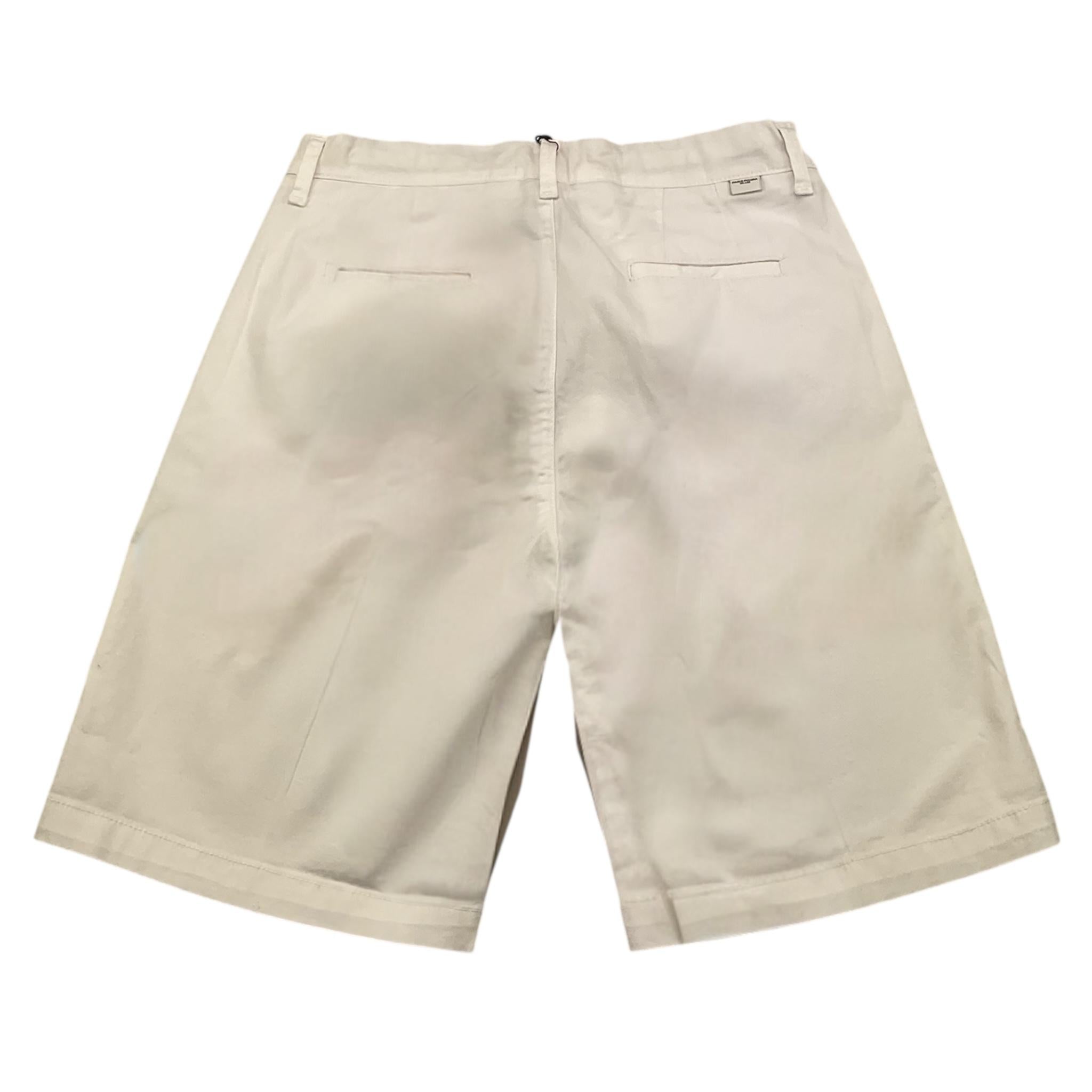 Paolo Pecora Bermuda Tinta Unita con Girovita Regolabile per Bambino PP4012 BIANCO PAOLO PECORA 