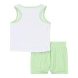 Nike Complet 2 Pezzi Canotta-Bermuda per Bambina 36M001 BIANCO/VERDE NIKE 