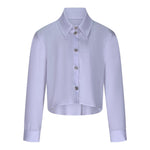 Fun & Fun Camicia Manica Lunga Tinta Unita per Bambina FCJSH01107 BIANCO FUN & FUN 