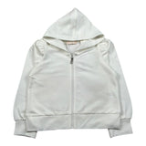 Liu Jo Felpa Chiusa con Cappuccio Tinta Unita per Bambina KA5016 BIANCO LIU JO 