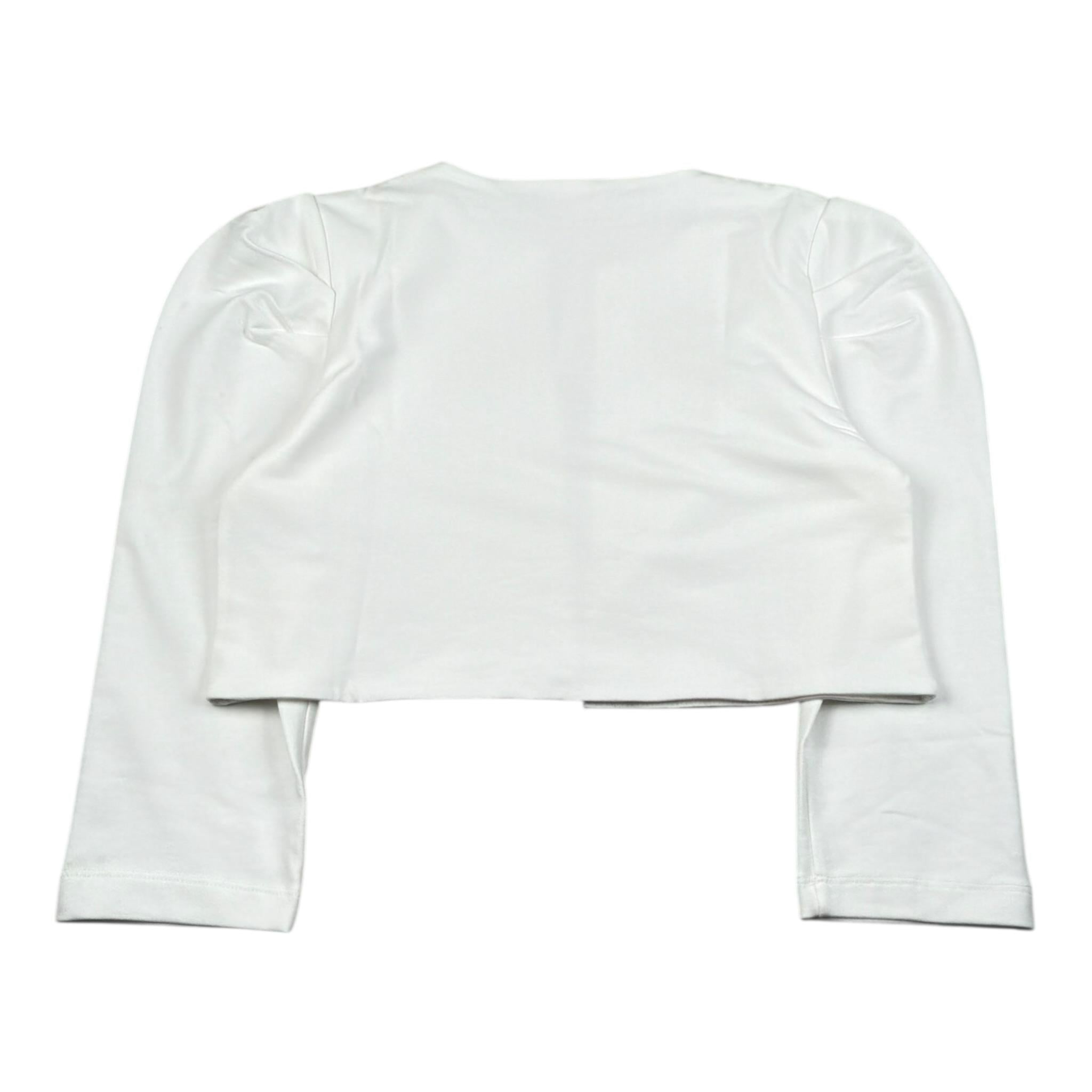 Please Coprispalle Tinta Unita per Bambina LG02042G73 BIANCO PLEASE 