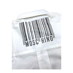 MOSCHINO camicia manica lunga tinta unita con stampa logo Bianco per Bambino HDC01X BIANCO MOSCHINO 