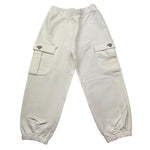Liu Jo Pantalone Tuta Tinta Unita con Tasconi per Bambina KA5089 BIANCO LIU JO 