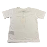 Yes London T-Shirt Girocollo Tinta Unita con Logo per Bambino JR2140 BIANCO YES LONDON 