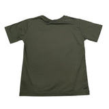 Yes London T-Shirt Girocollo Tinta Unita con Logo per Bambino JR2143 VERDE YES LONDON 