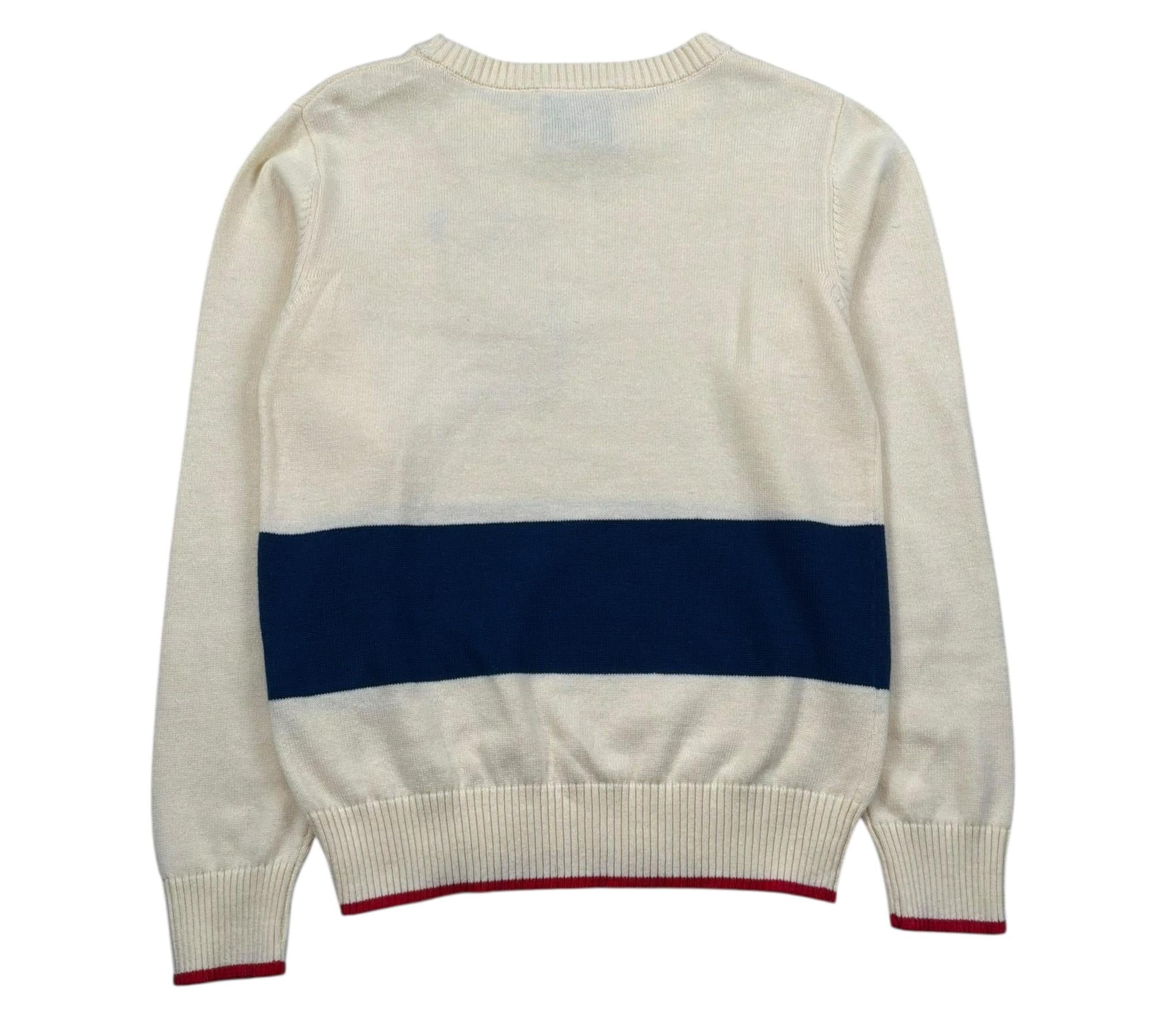 Trussardi Maglia Girocollo Tinta Unita per Bambino TBP26027MA PANNA TRUSSARDI 