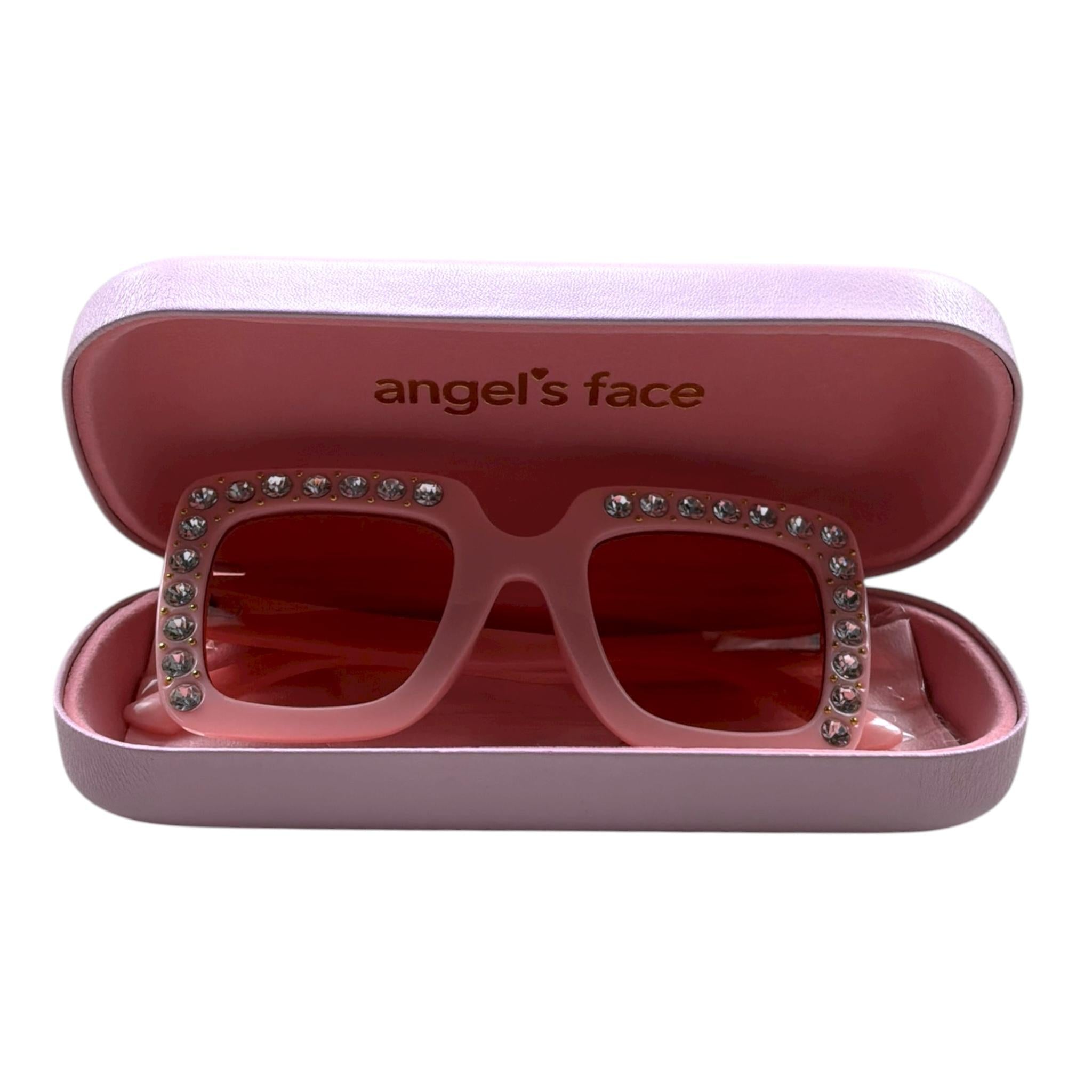 Angel'S Face Occhiali Da Sole Tinta Unita con Strass per Bambina OCHAN ROSA ANGEL'S FACE 