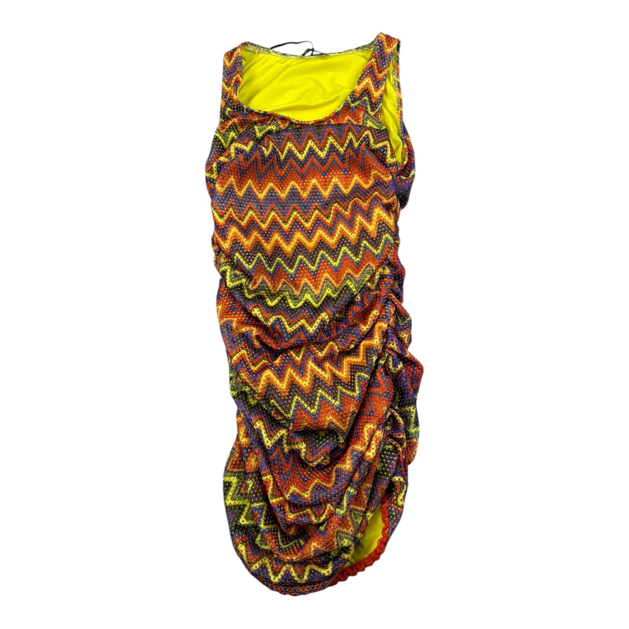 4Giveness Abito Multicolo con Fantasia Astratta per Bambina FGCG3913 MULTICOLOR 4GIVENESS 