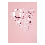 Guess T-Shirt Girocollo Tinta Unita con Logo per Neonata K5RI00K6YW4XX ROSA GUESS 