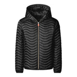 Save The Duck Giubbino Tinta Unita con Zip E Cappuccio per Bambino J32197G BLU SAVE THE DUCK 