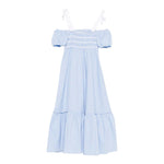 Philosophy Abito Tinta Unita Fantasia A Righe per Bambina I1E912 AZZURRO PHILOSOPHY 