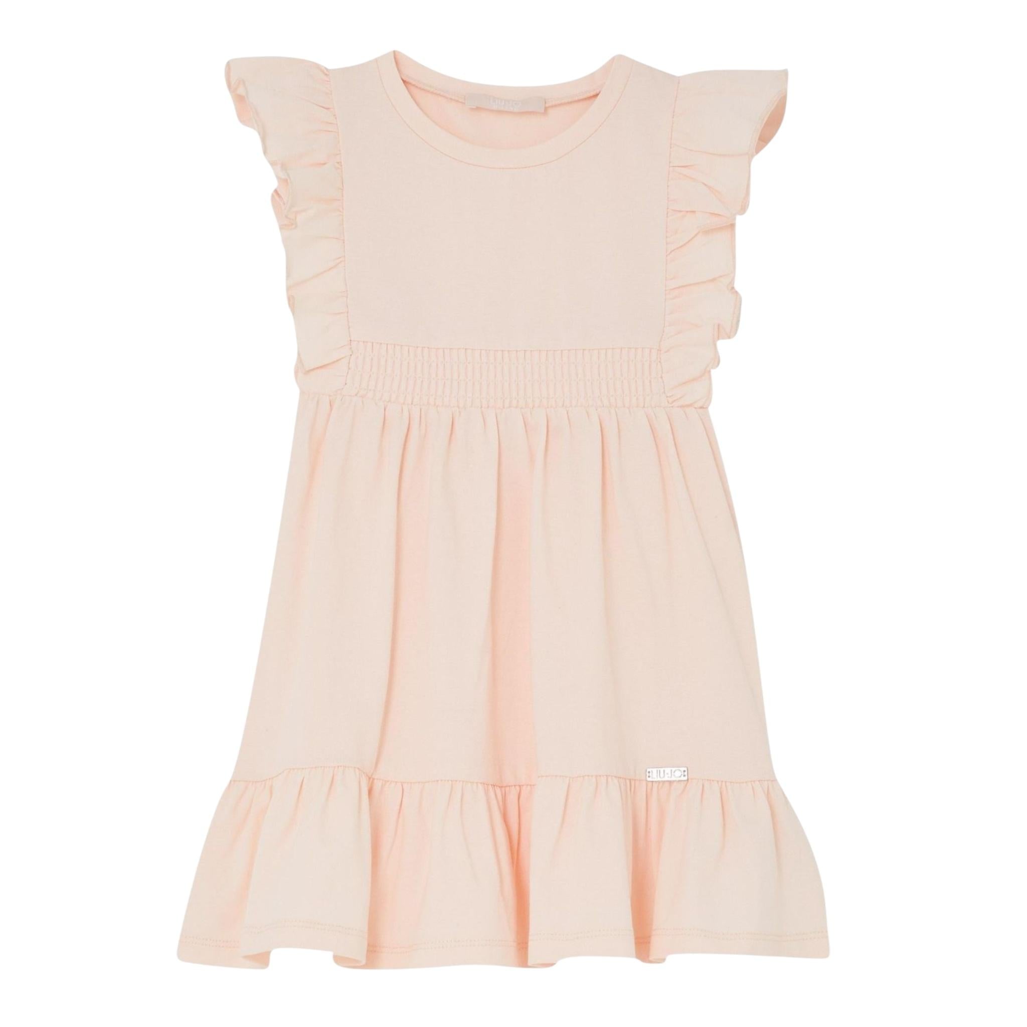 Liu Jo Abito Mezza Manica Tinta Unita per Bambina KA4089 ROSA LIU JO 