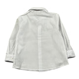 Daniele Alessandrini Camicia Manica Lunga Tinta Unita con Logo per Bambino 1295C00267J BIANCO DANIELE ALESSANDRINI 