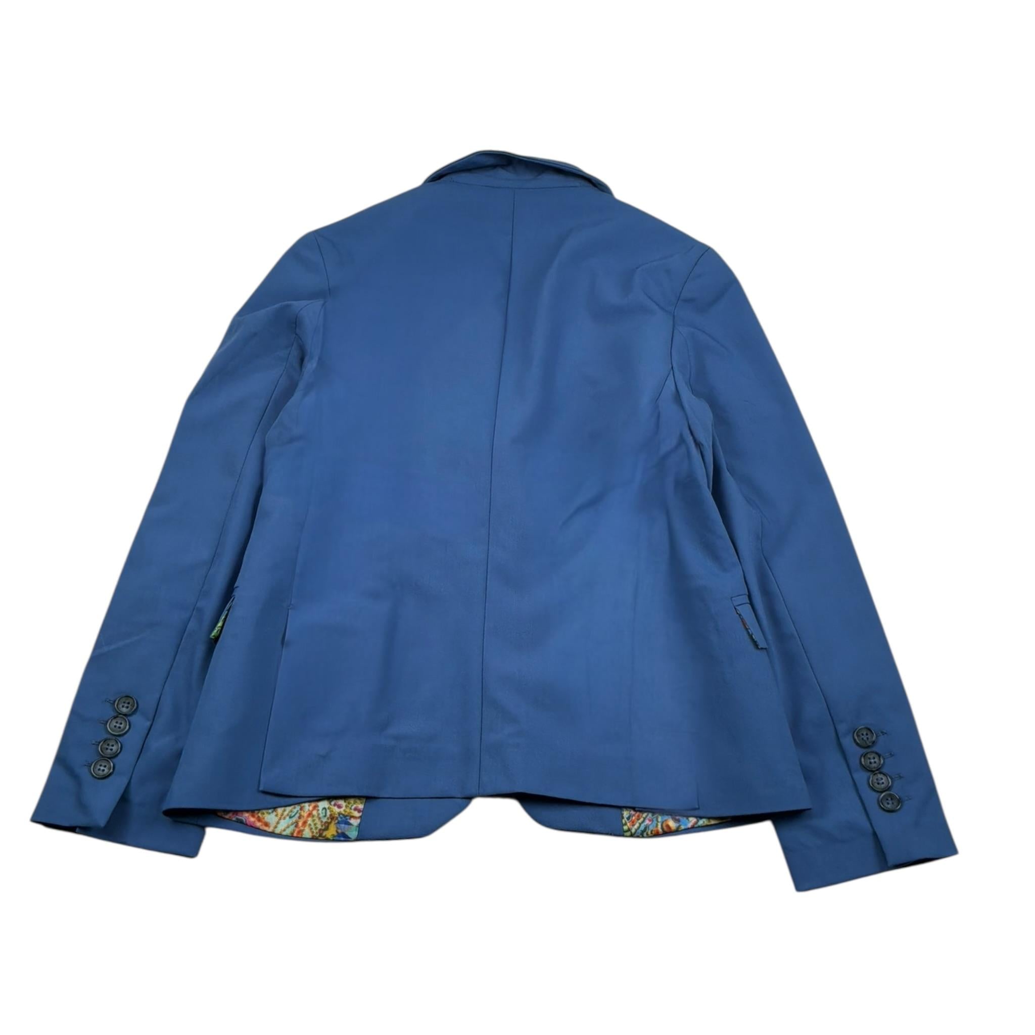 Over-D Giacca Tinta Unita con Bottoni per Bambino OK1639SAB BLU OVER-D 