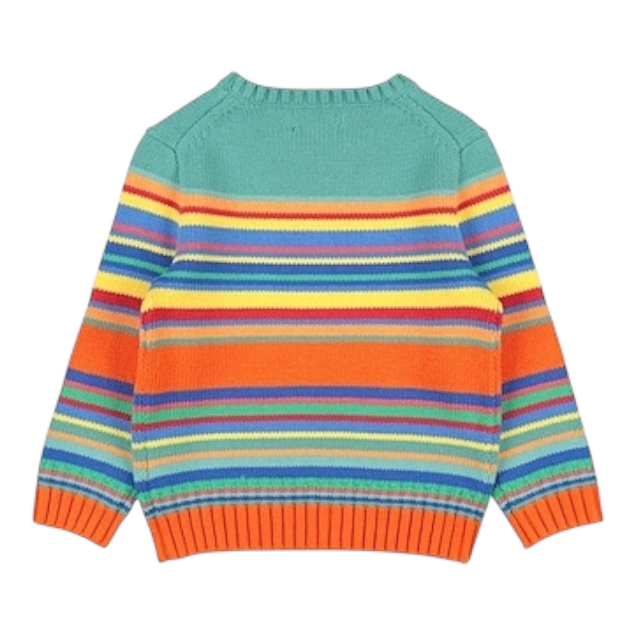 Ralph Lauren Maglia Girocollo Multicolor Fantasia A Righe per Bambino 322962913001 MULTICOLOR RALPH LAUREN 