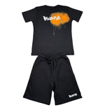 Disclaimer Completo 2 Pezzi T-Shirt-Bermuda Tinta Unita per Bambino 25EDK58478 NERO DISCLAIMER 