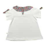 Laranjinha T-Shirt Tinta Unita con Colletto per Neonata 92907V5863L67 BIANCO LARANJINHA 