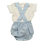 Calamaro Completo 2 Pezzi T-Shirt-Pagliaccetto per Neonato 17709 BIANCO/AZZURRO CALAMARO 