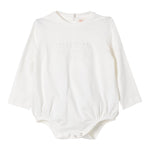 ELISABETTA FRANCHI body manica lunga tinta unita con logo Panna per Neonata ENBD002 PANNA ELISABETTA FRANCHI 