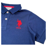 U.S. Polo Assn Polo Mezza Manica Tinta Unita con Logo per Bambino US41597 BLU U.S. POLO ASSN 