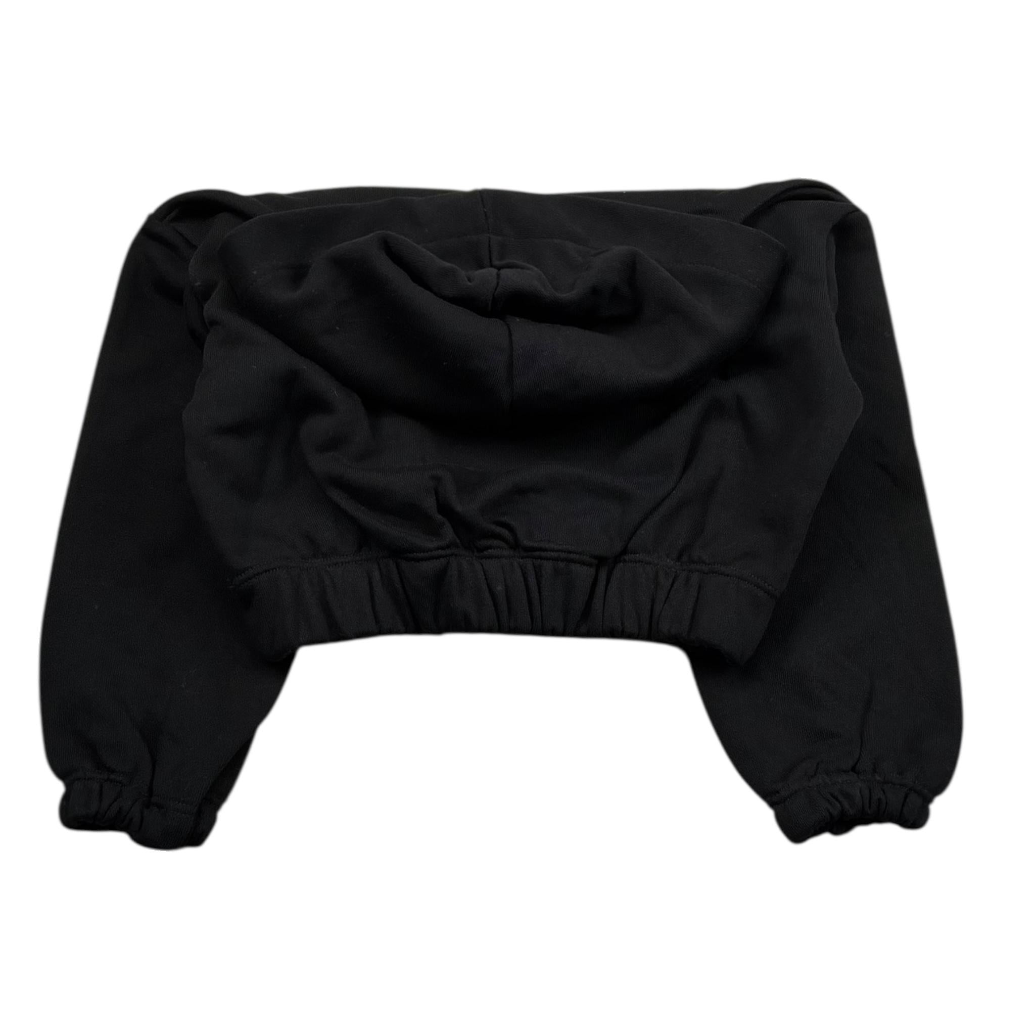 Hinnominate Felpa Tinta Unita con Stampa E Cappuccio per Bambina 3641FY00031 NERO HINNOMINATE 