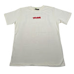 Disclaimer T-Shirt Girocollo Tinta Uita con Stampa Panna per Bambino 24IDK58235 PANNA DISCLAIMER 