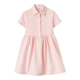 Il Gufo Abito Mezza Manica Tinta Unita con Fantasia A Righe per Neonata P25VM780C1080N BIANCO/ROSA IL GUFO 