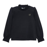 ABEL & LULA shirt tinta unita mezzo collo Nero per Bambina 5672XX NERO ABEL & LULA 