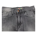 NUPKEET jeans tinta unita con girovita regolabile Nero per Bambino 04NK814 NERO NUPKEET 