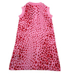 abito tinta unita con fantasia giromanica JGP2605VE ROSA JUST CAVALLI 