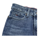 Tommy Hilfiger Bermuda In Denim Tinta Unita con Girovita Regolabile per Bambino KB0KB08133 BLU TOMMY HILFIGER 
