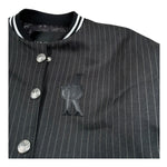 John Richmond Giubbino College Tinta Unita con Ecopelle per Bambino RBP26072GB NERO JOHN RICHMOND 