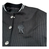 John Richmond Giubbino College Tinta Unita con Ecopelle per Bambino RBP26072GB NERO JOHN RICHMOND 