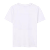 Boss T-Shirt Girocollo Tinta Unita con Stampa Logo per Bambino J52032 BIANCO BOSS 