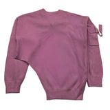 TO be too maglia girocollo tinta unita asimmetrica Lilla per Bambina TFJF24M483 LILLA TO be too 