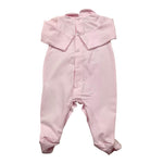 Le Bebe' Tutina Tinta Unita con Stampa per Neonata LBG5690 ROSA LE BEBE' 
