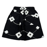 Never Too Bermuda tinta unita con Stampa Nero per Bambino NT2269R NERO NEVER TOO 